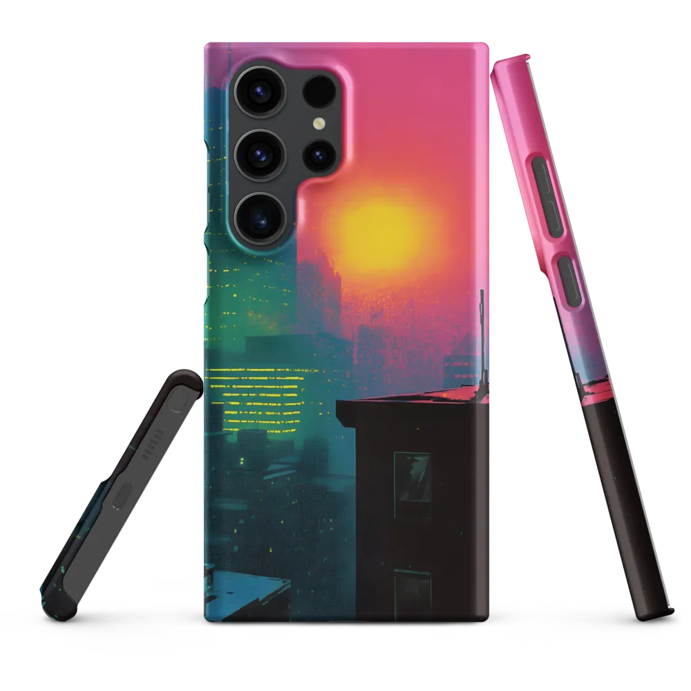 Neon Horizon | Phone Case |  S23 Ultra | Snap Case | Matte