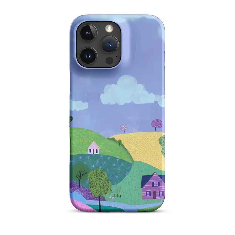 Whimsical Hills and Quaint Homes | Phone Case |  16 Pro Max | Snap Case | Matte
