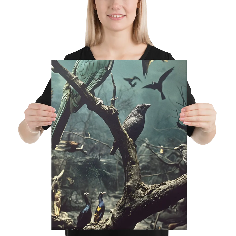 Whispers of the Avian Realm | Canvas | 16″×20″