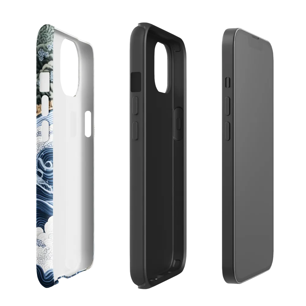 Oceanic Harmony: A Tranquil Landscape | Phone Case |  13 | Tough Case | Glossy