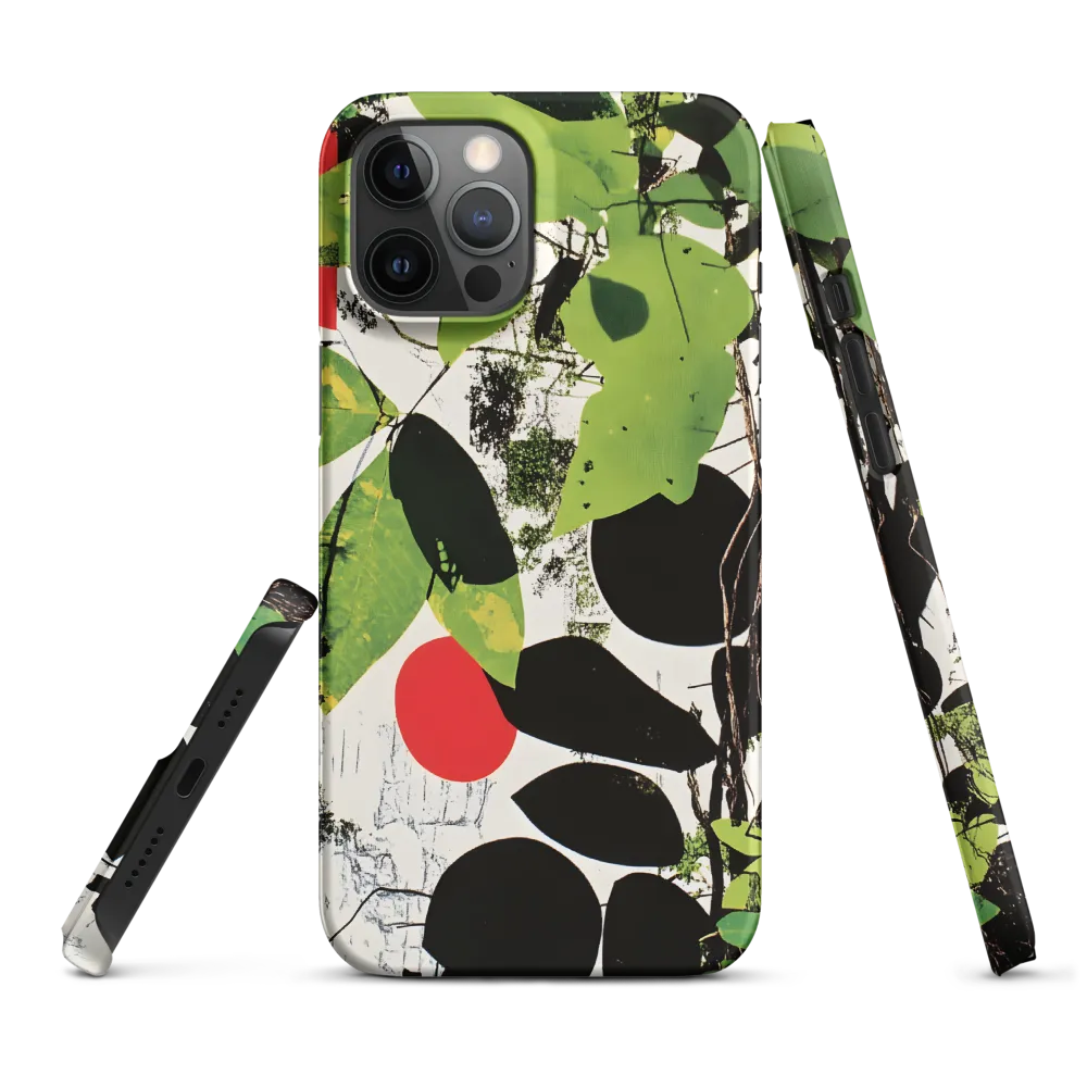 Nature's Geometry: A Contemporary Collage | Phone Case |  12 Pro Max | Snap Case | Matte