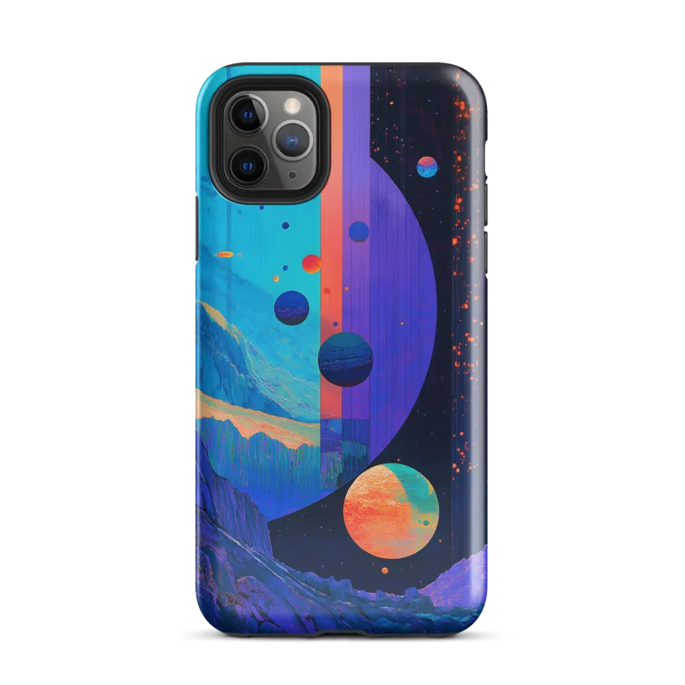 Celestial Harmony: A Surreal Exploration of Space | Phone Case |  11 Pro Max | Tough Case | Glossy