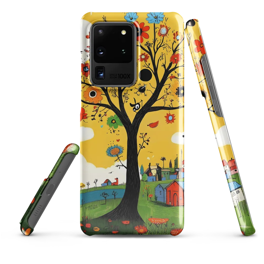 Whimsical Blooms of Life | Phone Case |  S20 Ultra | Snap Case | Glossy