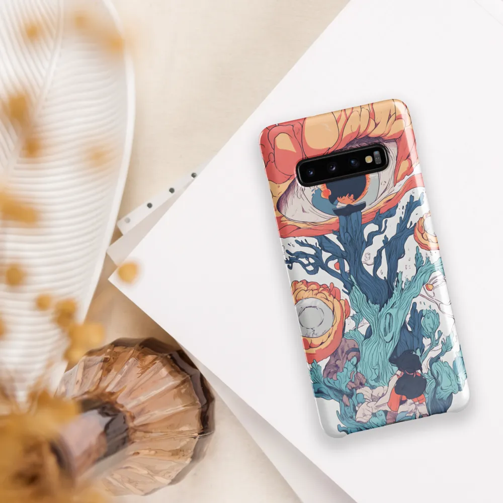 The Watchful Bloom | Phone Case |  S10 Plus | Snap Case | Glossy