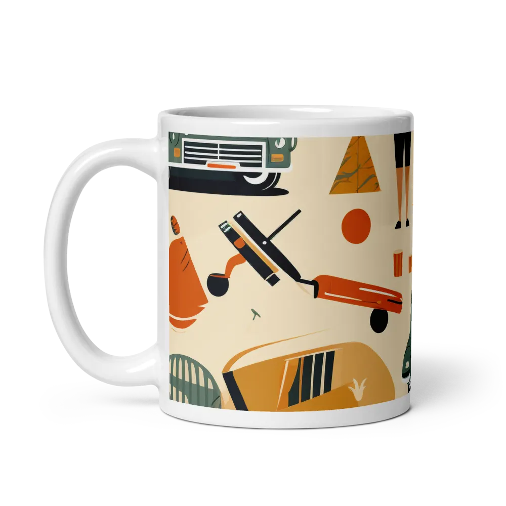 Retro Playfulness | Mug with White inside | 11 oz