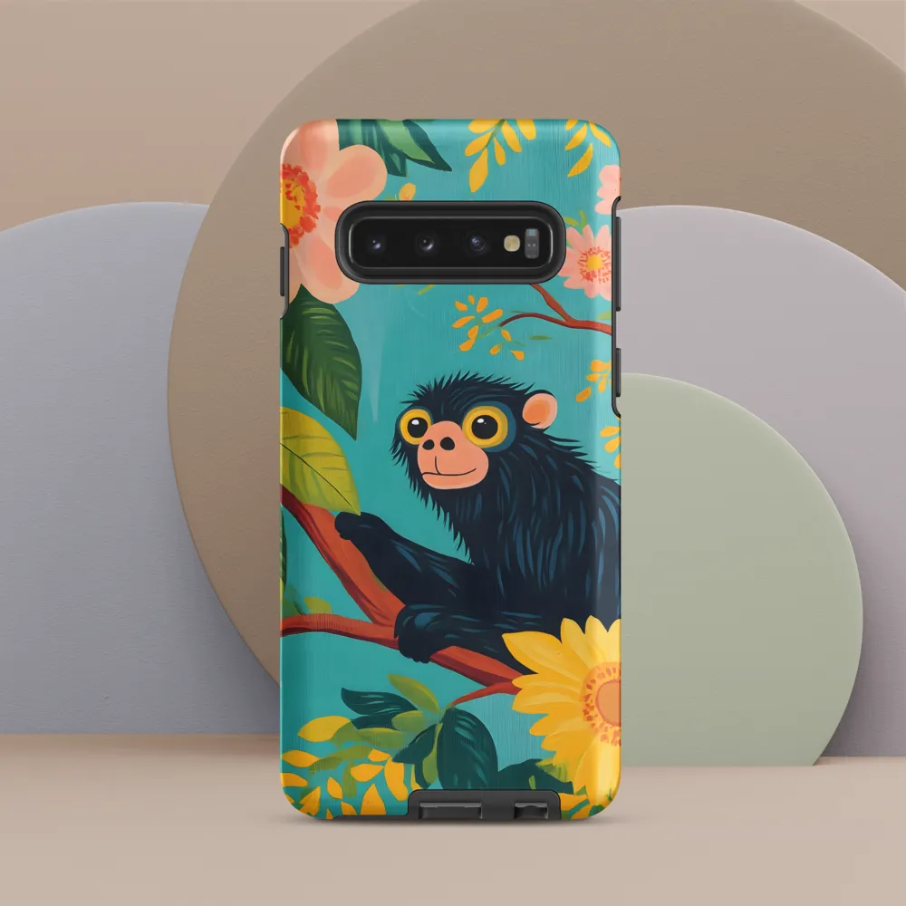 Joyful Encounter in a Floral Paradise