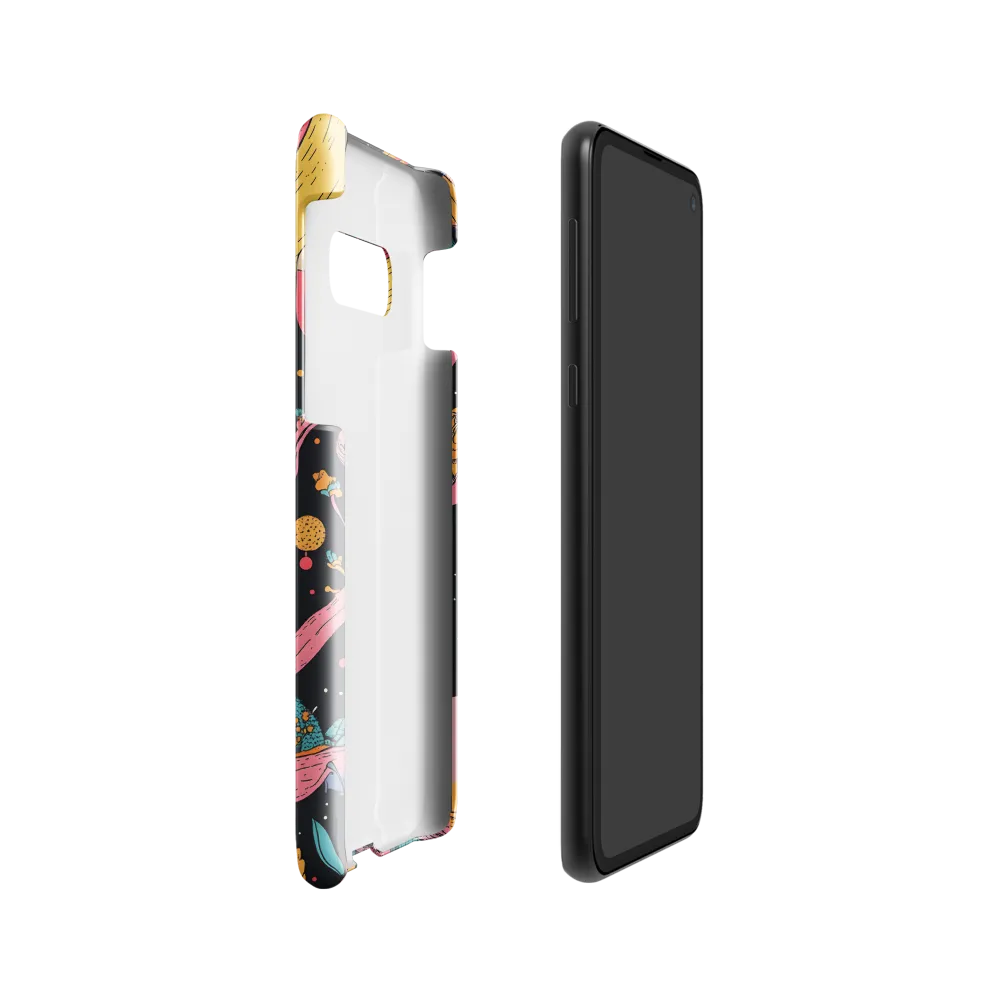 Whimsical Cosmic Owl | Phone Case |  S10e | Snap Case | Glossy