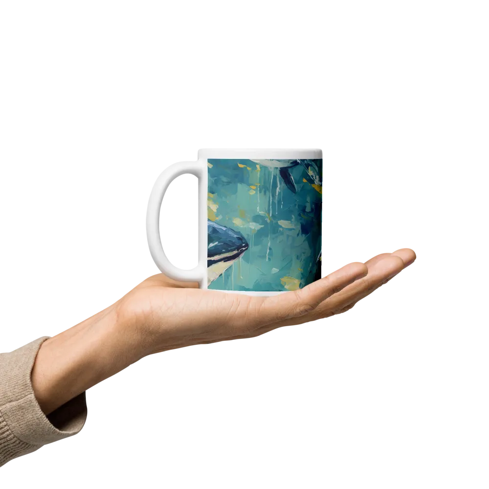 Harmony of the Ocean: Whales in Motion | Mugs | Multiple Sizes & Colors