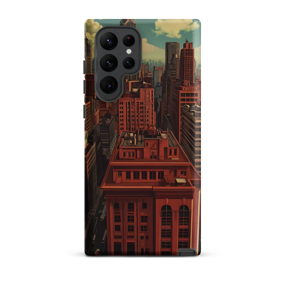 Urban Reverie: A Journey Through the City | Phone Case |  S22 Ultra | Tough Case | Matte