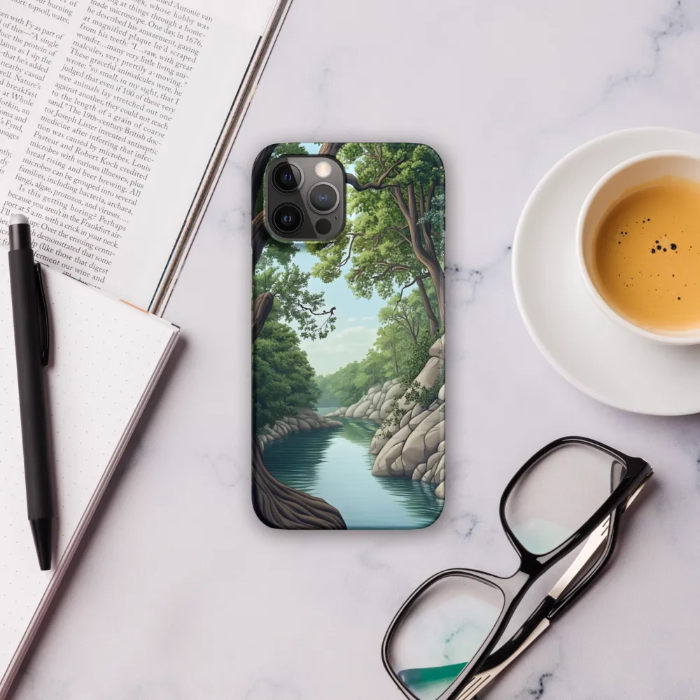 Tranquil Reflections: A Serene River Landscape