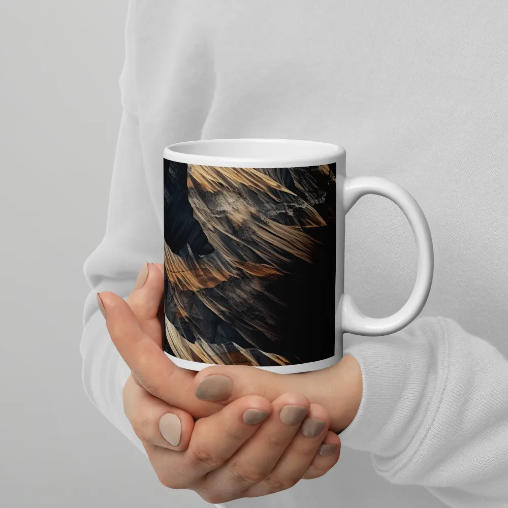 Ethereal Peaks: A Dance of Light and Shadow | Mugs | Multiple Sizes & Colors