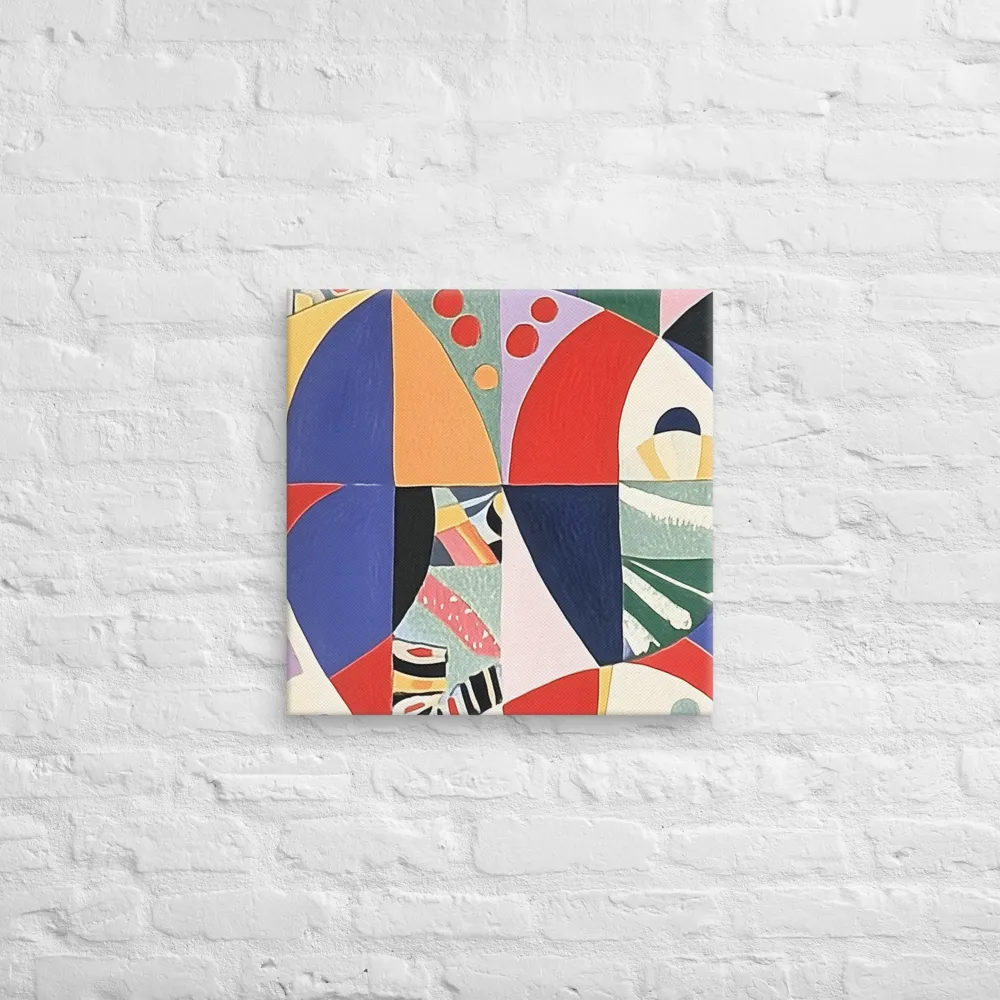 Dynamic Mosaic Symmetry | Canvas | 20″×20″