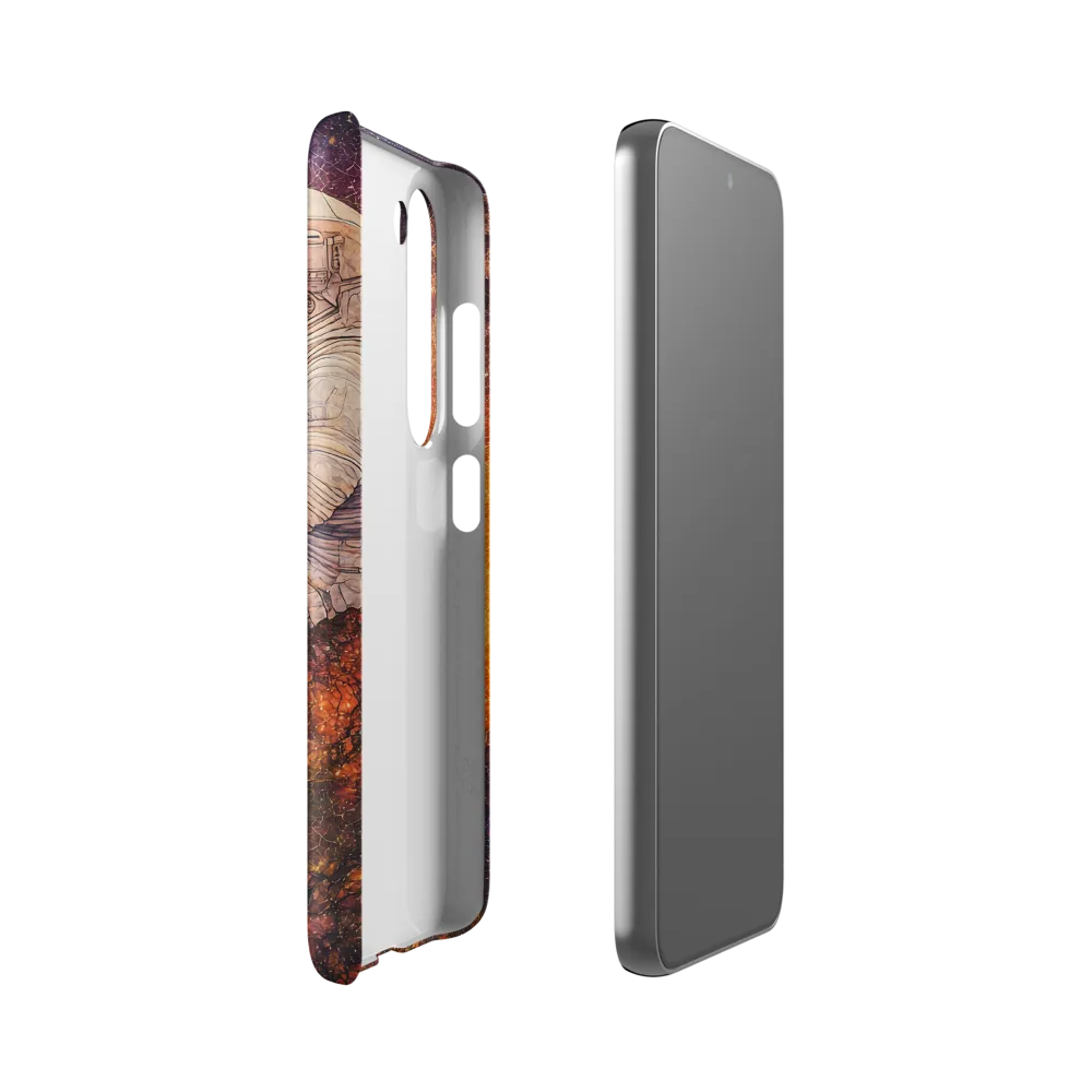Cosmic Contemplation | Phone Case |  S23 | Snap Case | Matte