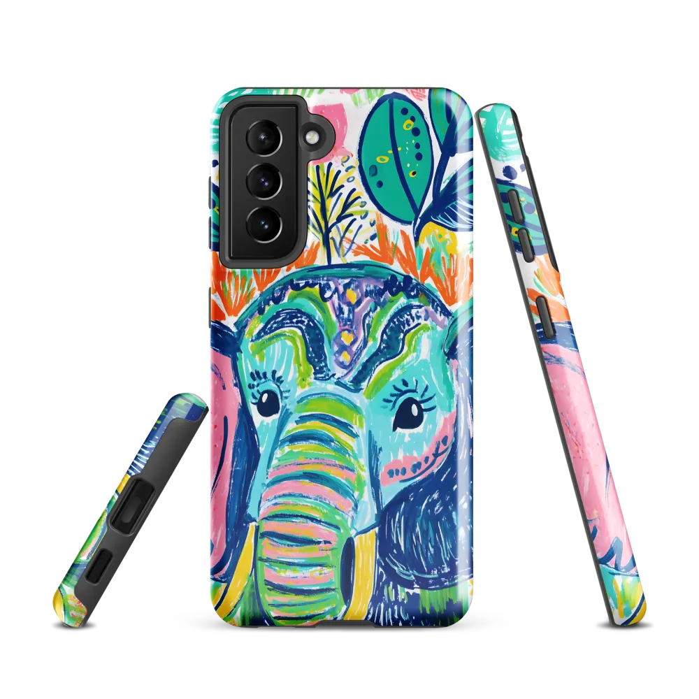 Whimsical Elephant Portrait