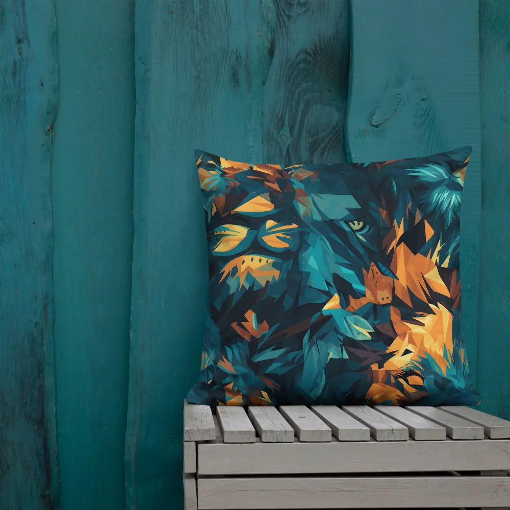 Wild Fusion: The Abstract Wolf | Pillow & Pillow Case | Multiple Sizes