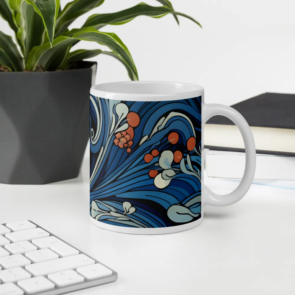 Nature's Elegance: An Oceanic Tapestry | Mugs | Multiple Sizes & Colors