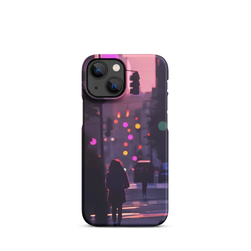 City Silhouettes at Dusk | Phone Case |  13 Mini | Snap Case | Matte