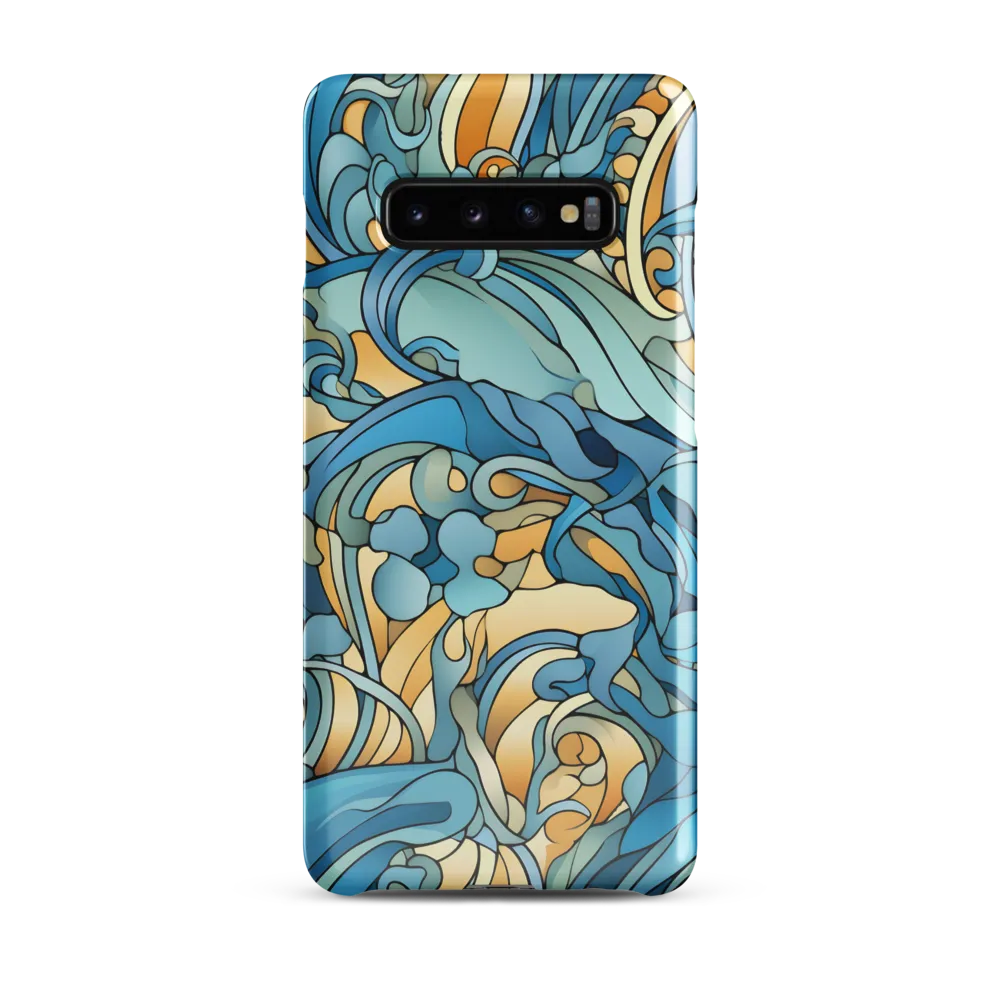 Dancing Waves of the Ocean | Phone Case |  S10 Plus | Snap Case | Glossy