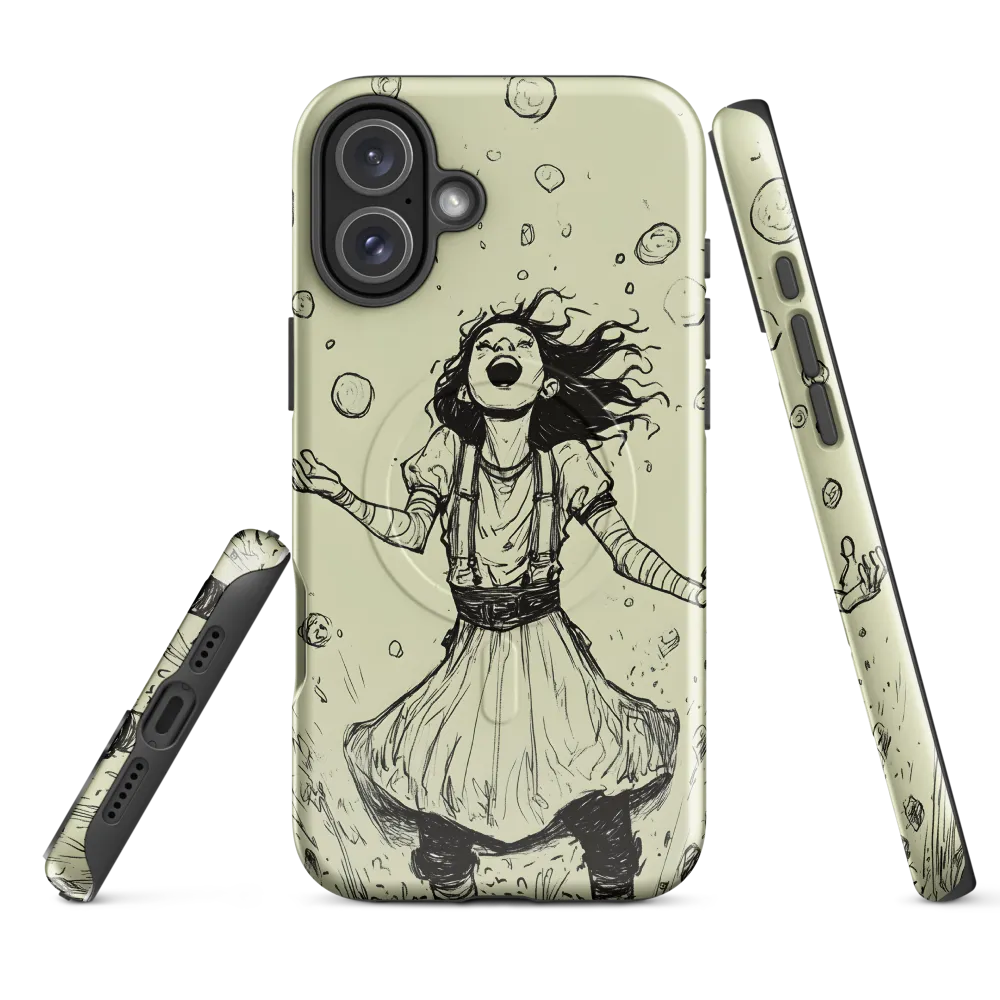 The Joy of Bubbles | Phone Case |  16 Plus | MagSafe® Tough Case | Glossy
