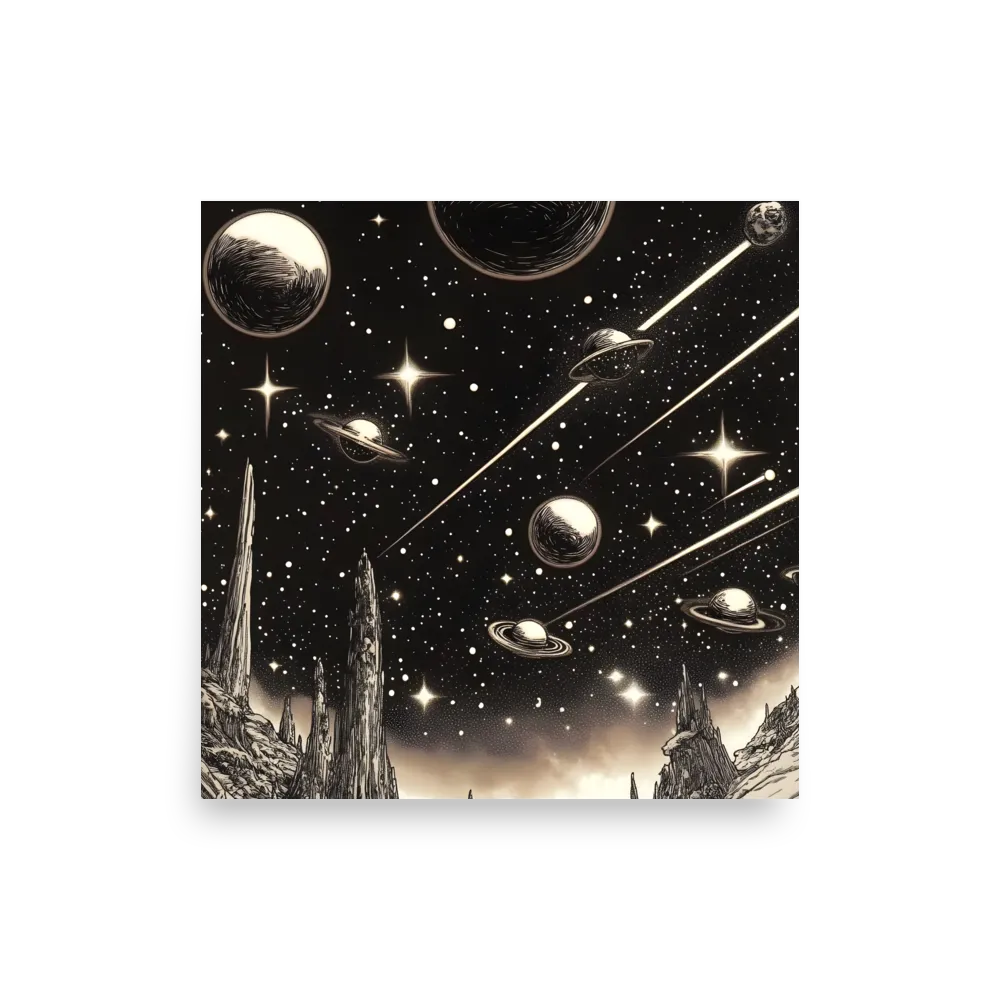 Celestial Reverie | Poster | 12″×12″