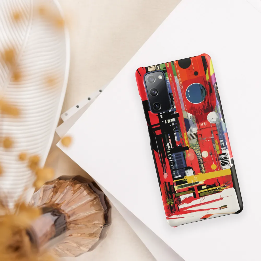 Urban Echoes: A Futuristic Reverie | Phone Case |  S20 FE | Snap Case | Matte