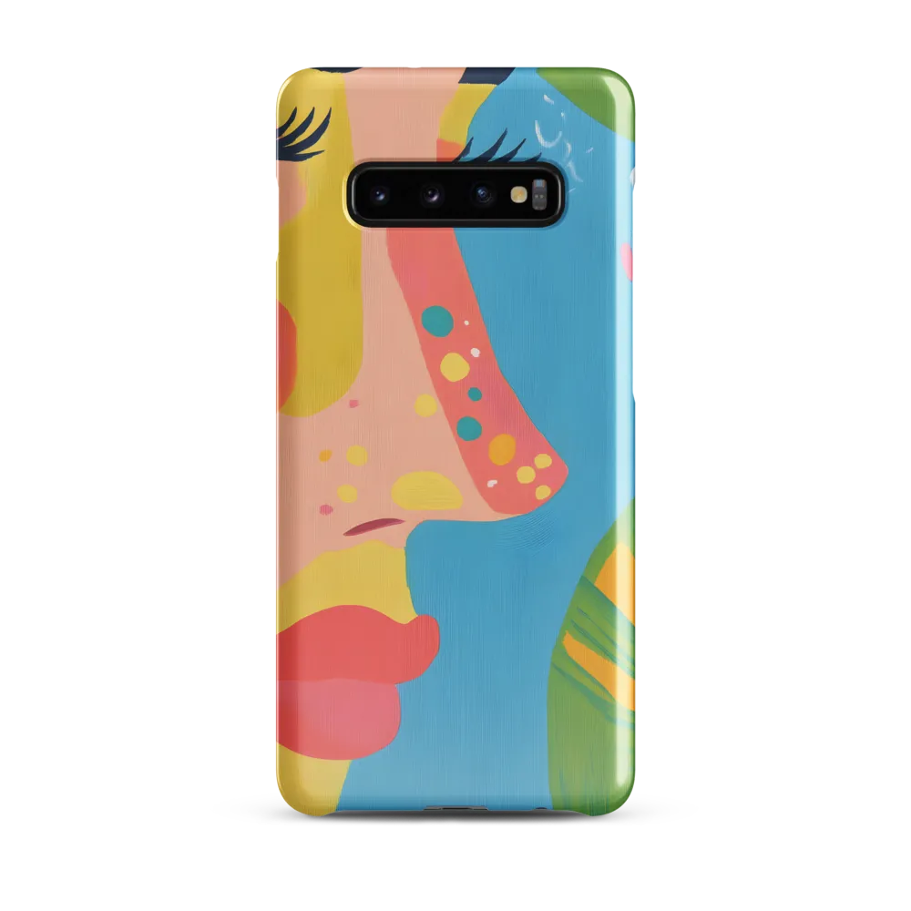 Whimsical Woman: A Modern Portrait | Phone Case |  S10 Plus | Snap Case | Glossy