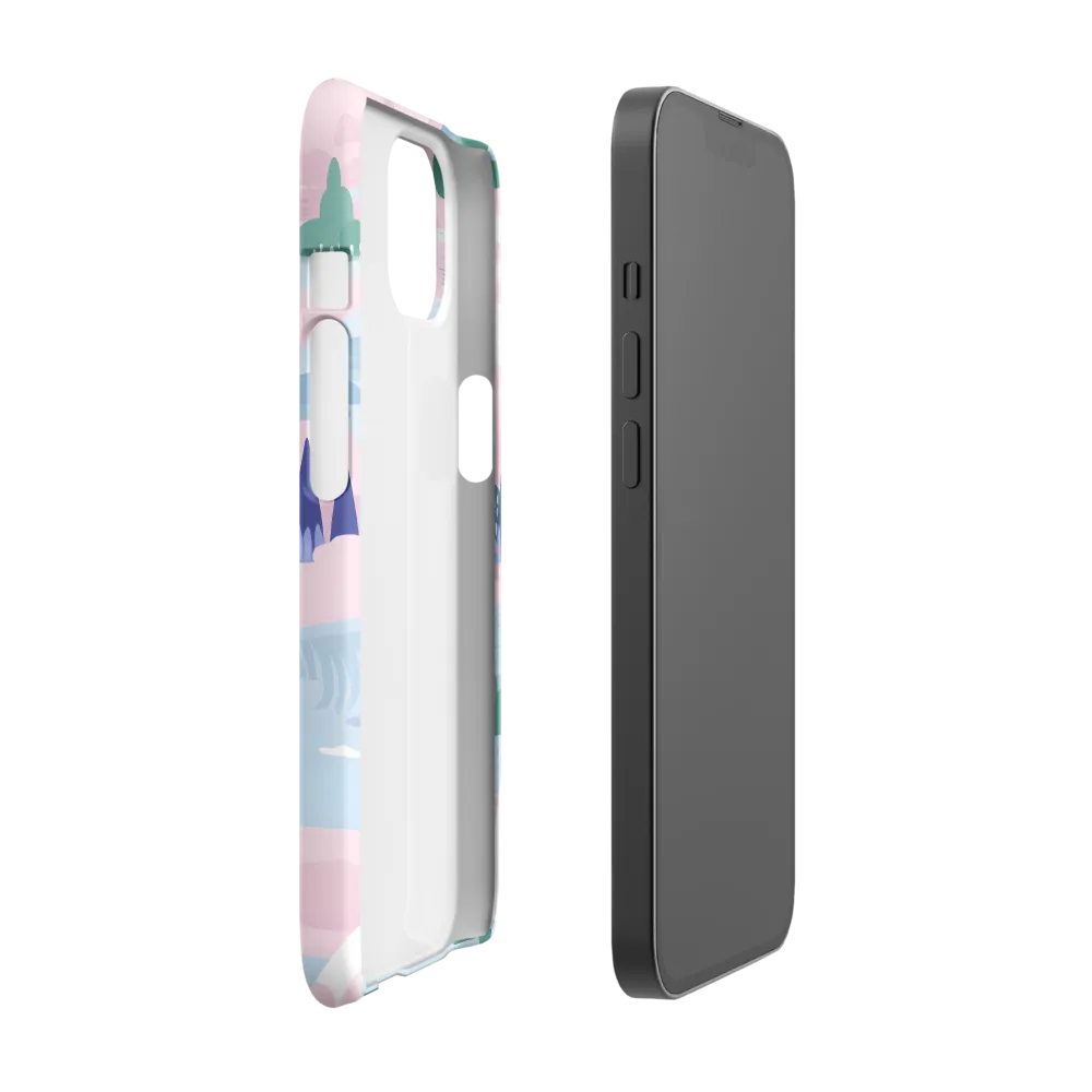 Whimsical Reflections: A Journey Through Landscapes | Phone Case |  13 | Snap Case | Matte