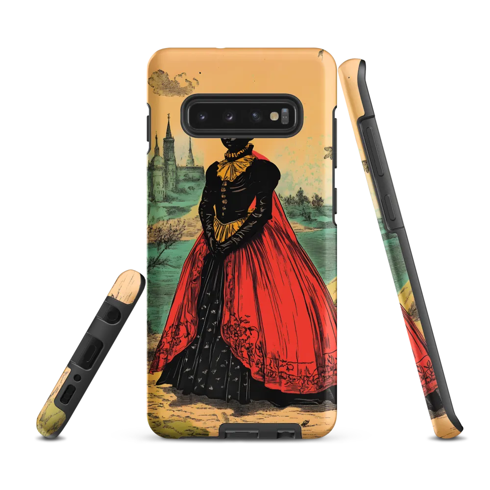 Elegance in Red and Gold
