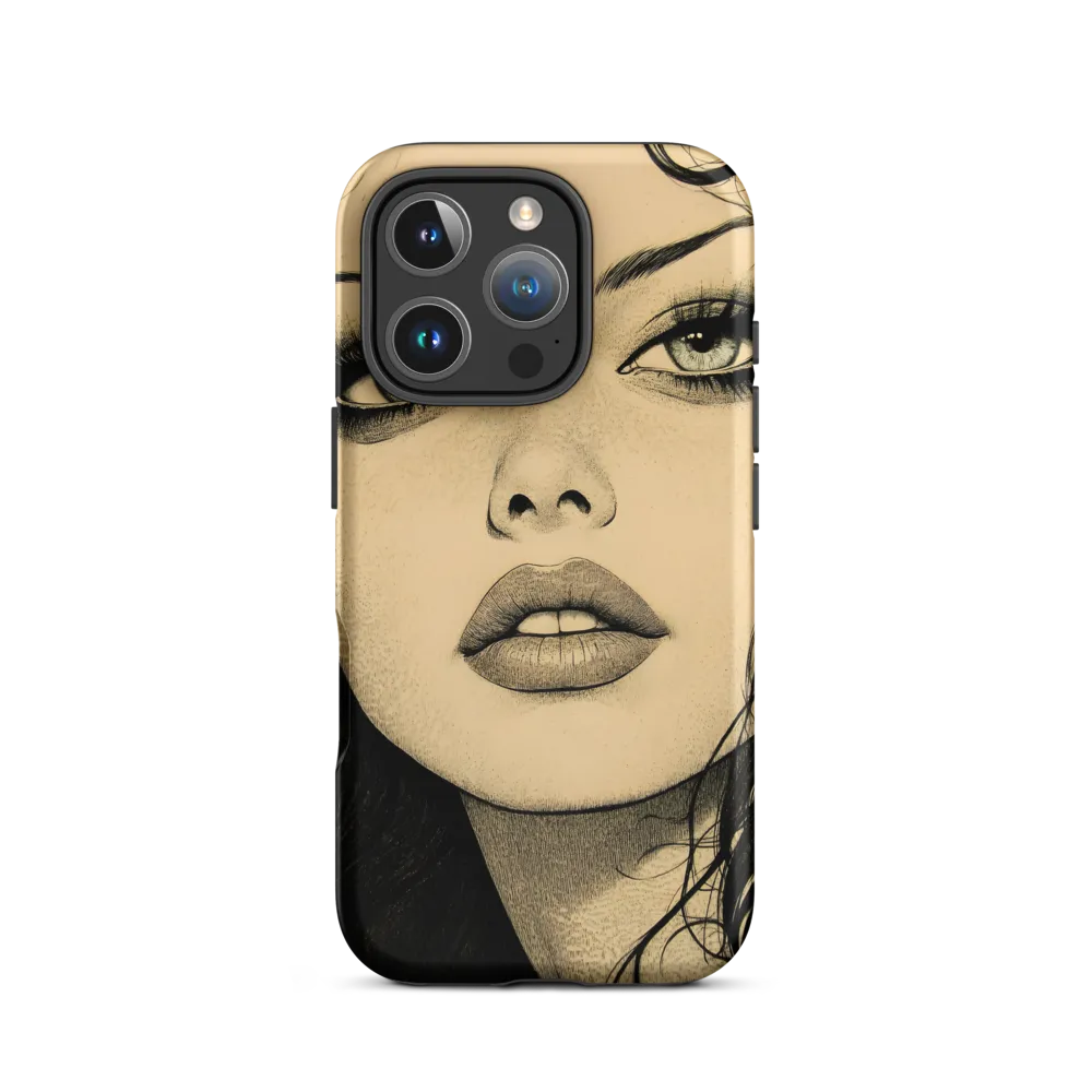 Enigmatic Gaze | Phone Case |  16 Pro | Tough Case | Matte