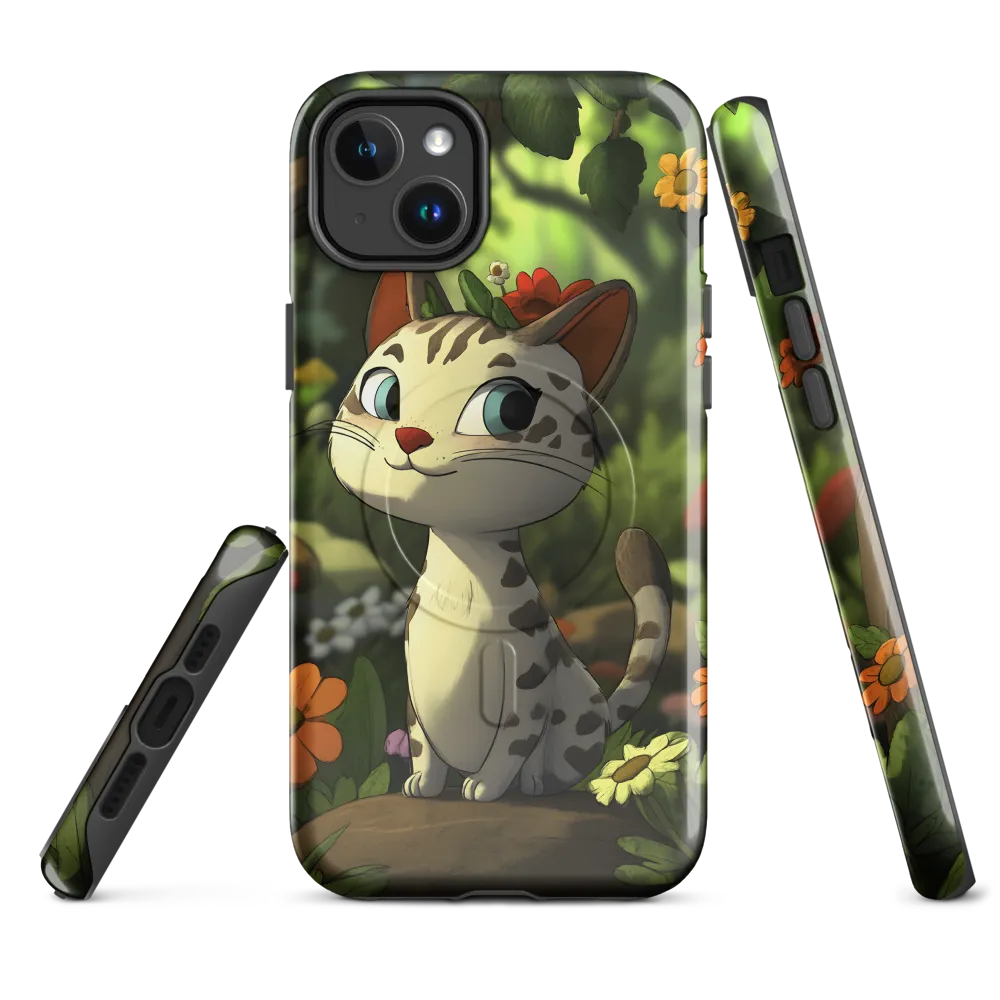 Whimsical Forest Cat