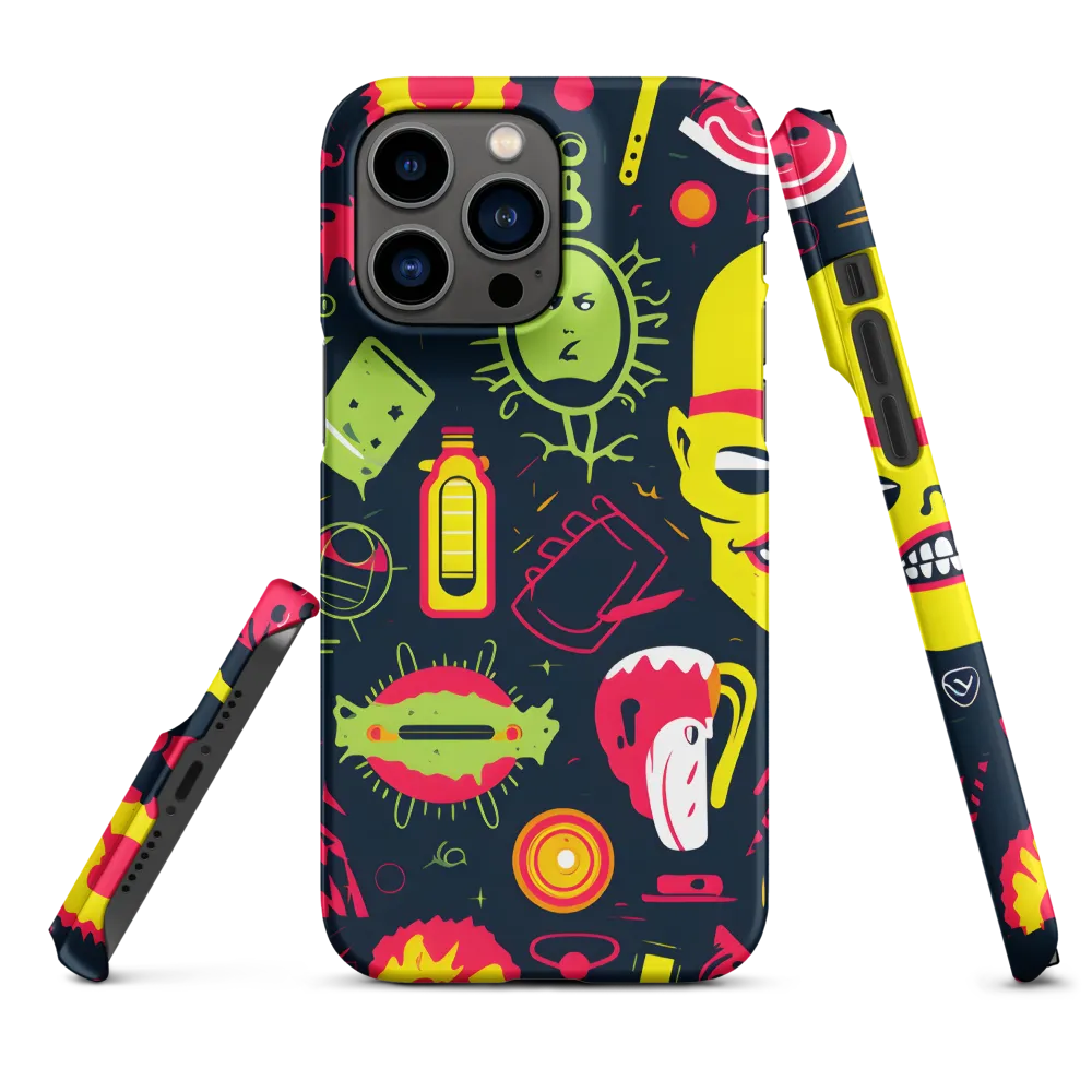 Neon Revelry: A Quirky Exploration of Modern Pop Art