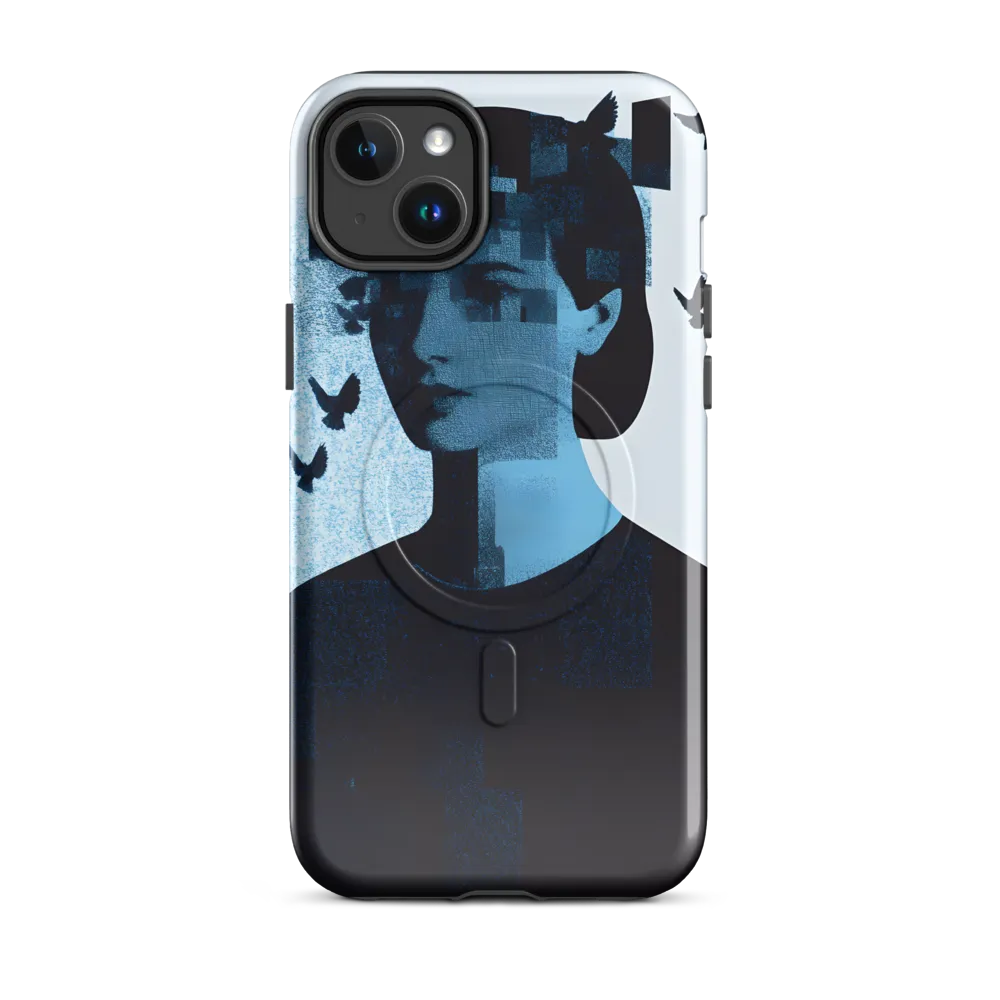 Fragmented Reflections | Phone Case |  14 Plus | MagSafe® Tough Case | Glossy