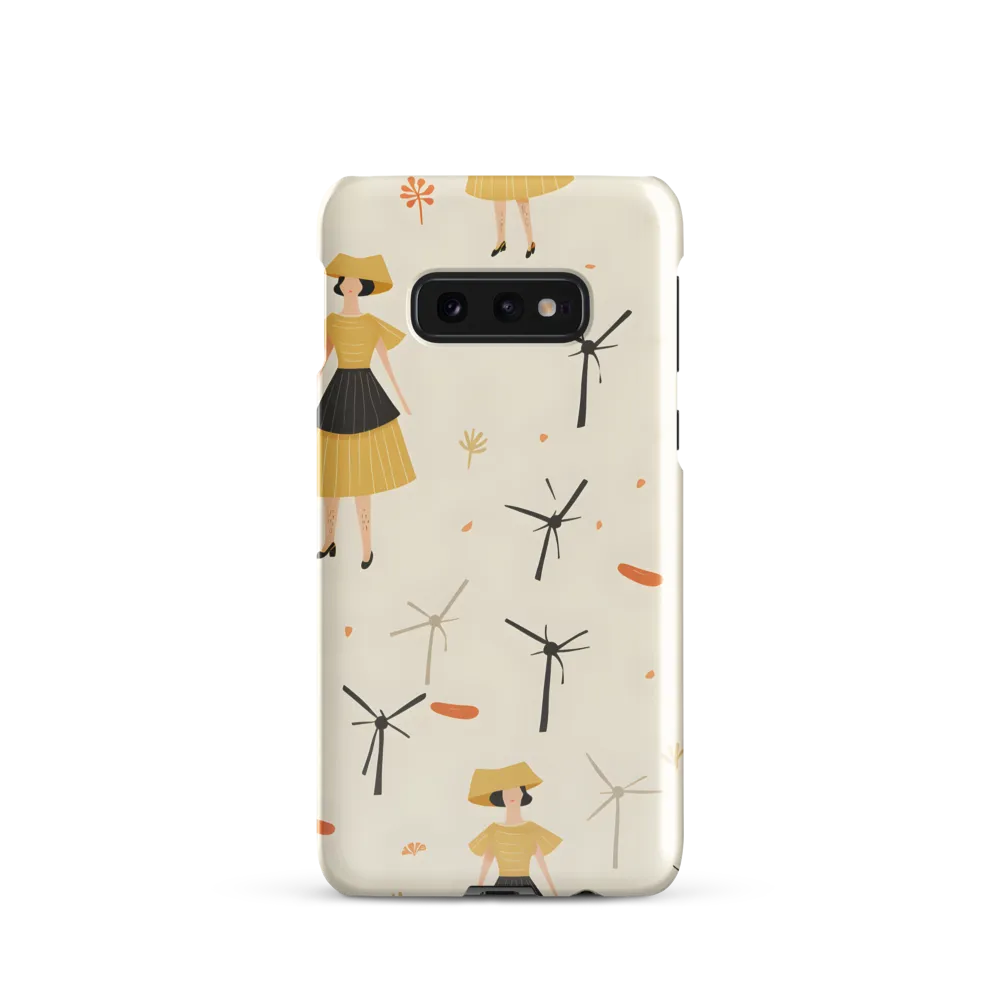 Whimsical Patterns of Nature and Femininity | Phone Case |  S10e | Snap Case | Glossy