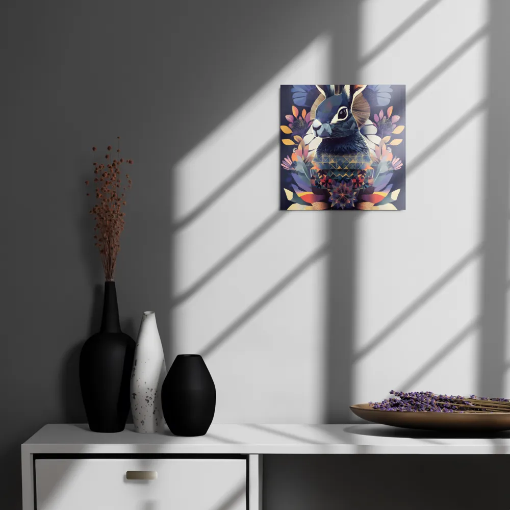 Ethereal Bunny: A Geometric Wonderland