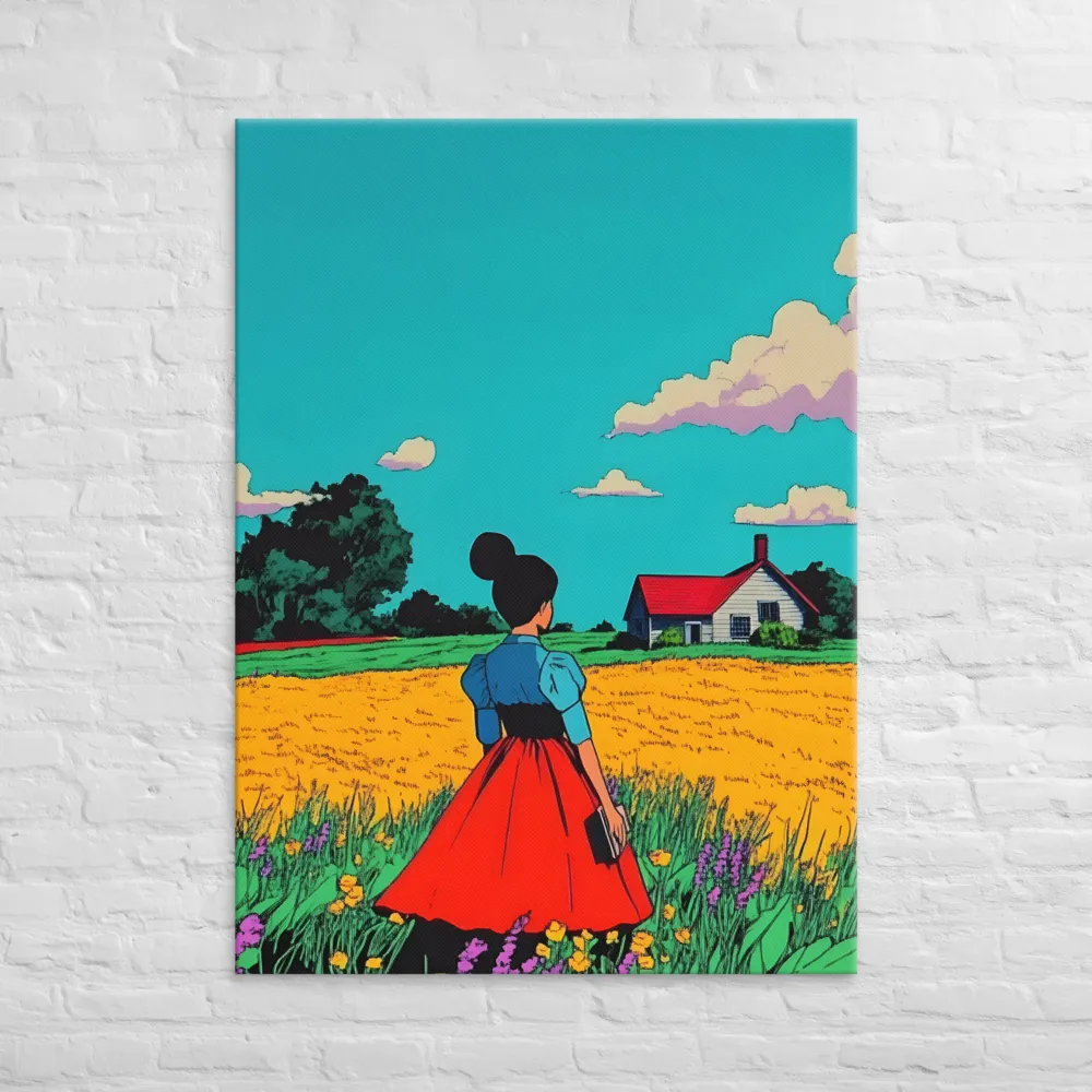 Whispers of a Sunlit Meadow | Canvas | 40″×55″