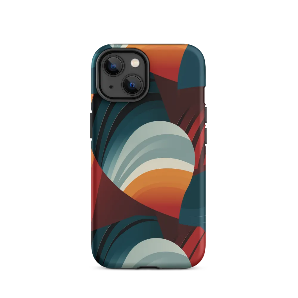 Dynamic Abstractions: A Dance of Forms and Colors | Phone Case |  14 | Tough Case | Matte