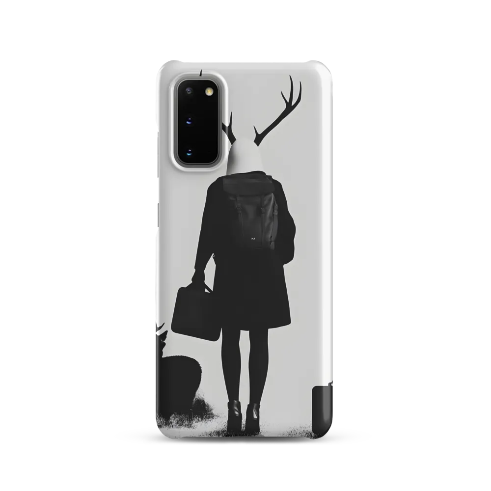 Antlered Reflections | Phone Case |  S20 | Snap Case | Matte