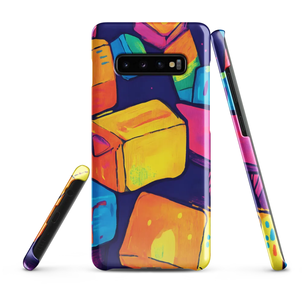 Vibrant Shapes of Joy | Phone Case |  S10 Plus | Snap Case | Glossy