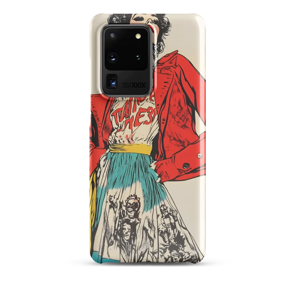 Vibrant Elegance: A Pop Art Fashion Statement