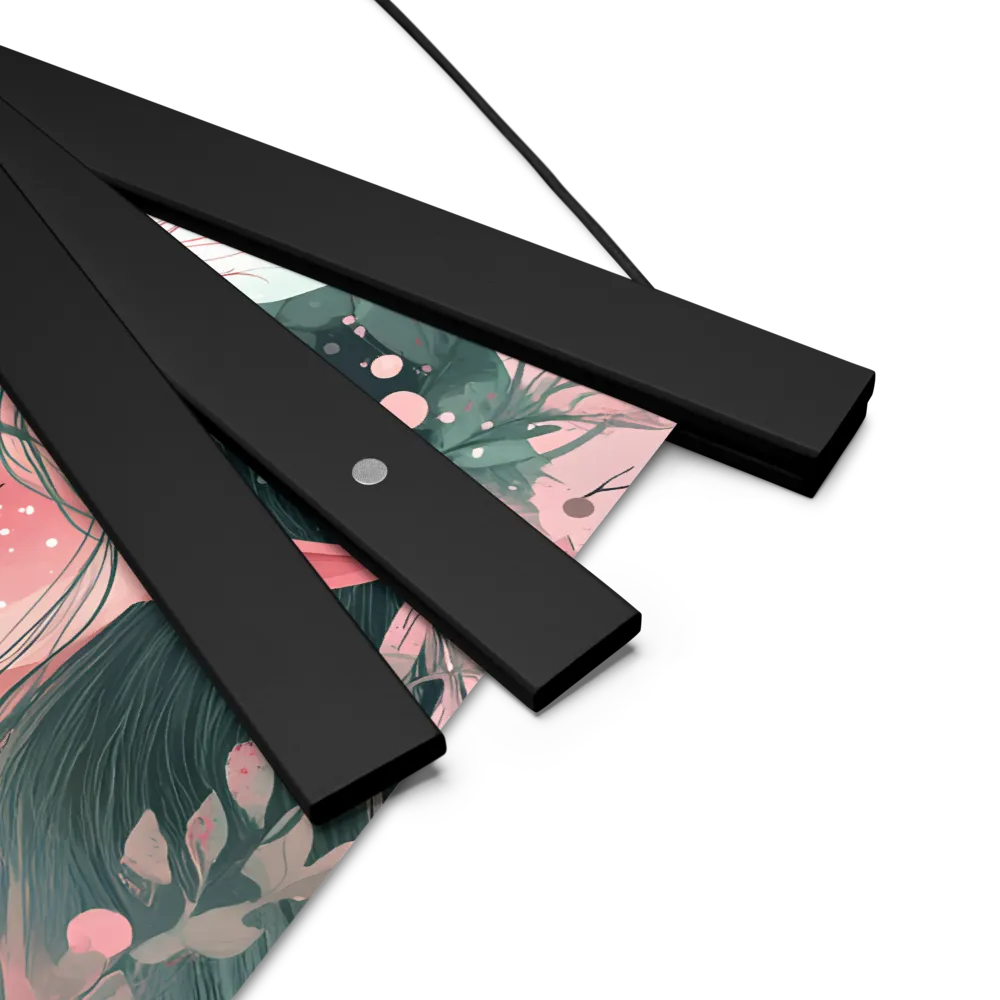 Whispers of Nature | Poster With Black Wood Hanger | 10″×10″