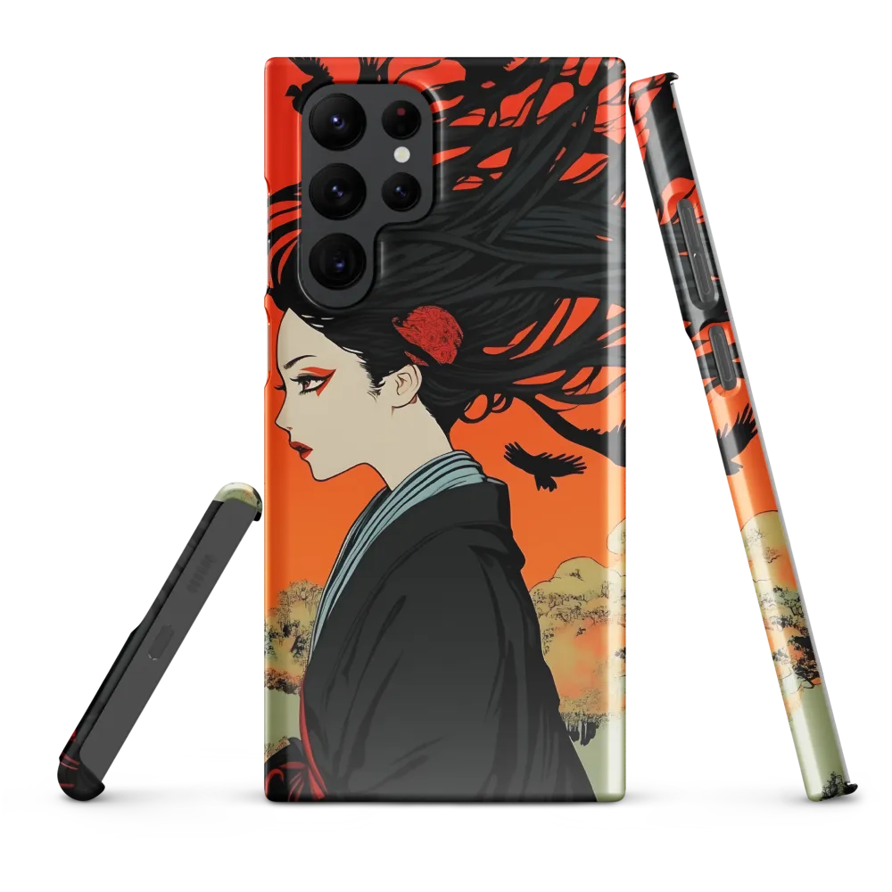 Whispers of Shadows | Phone Case |  S22 Ultra | Snap Case | Glossy