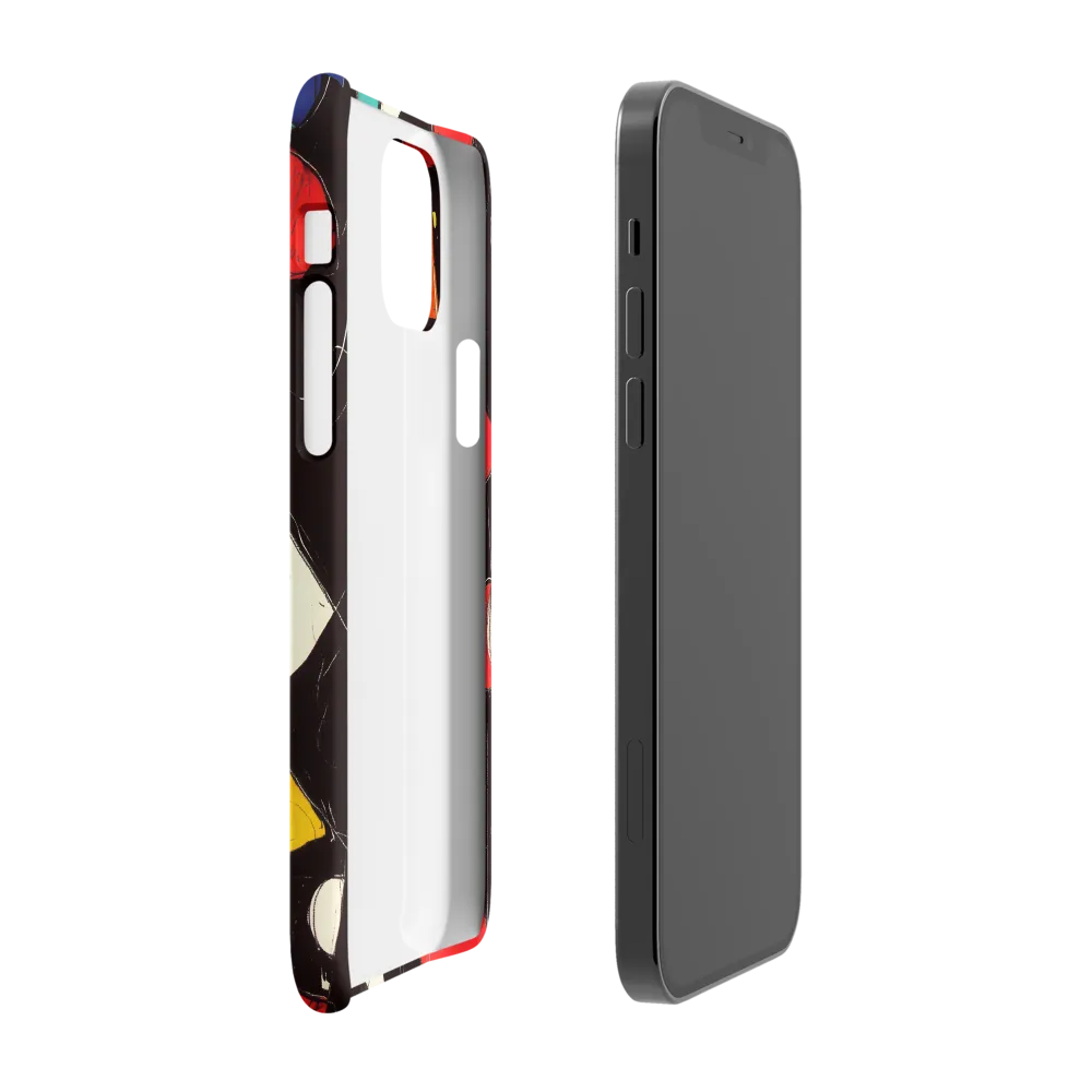 Vibrant Geometric Symphony | Phone Case |  12 | Snap Case | Matte