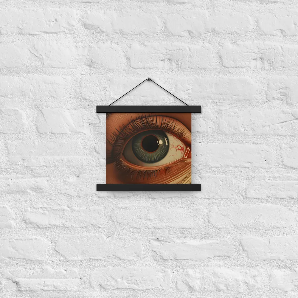 The Gaze of Anatomy | Poster With Black Wood Hanger | 10″×10″