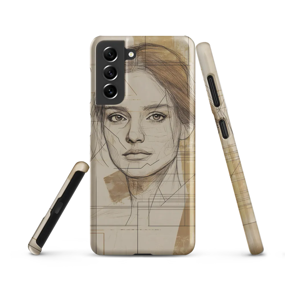 Geometric Elegance: A Modern Portrait