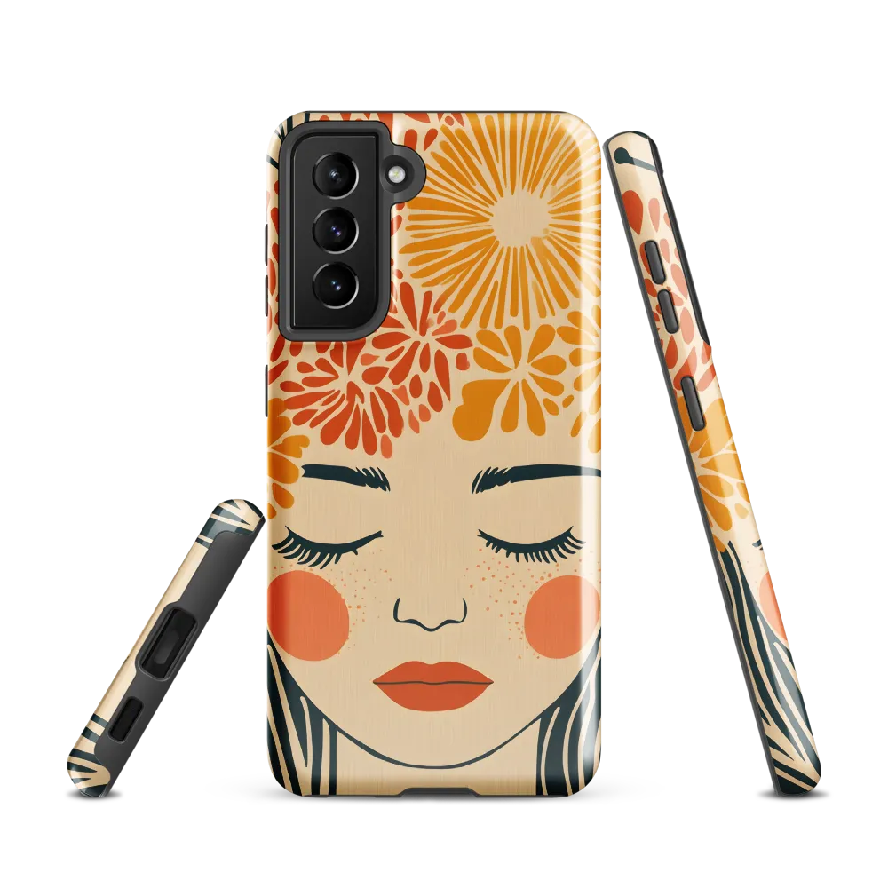 Serenity in Bloom | Phone Case |  S21 | Tough Case | Glossy