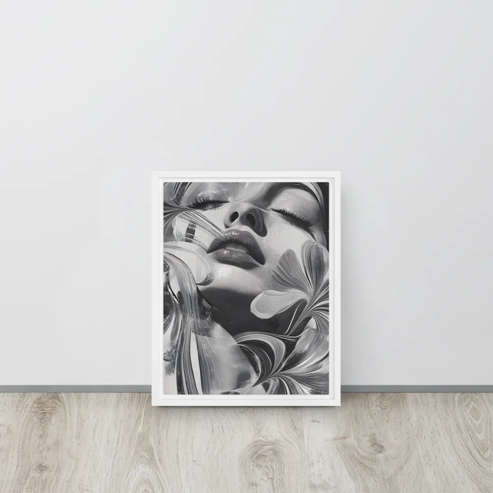 Harmony of Flows | Canvas with White Frame | 11″×14″
