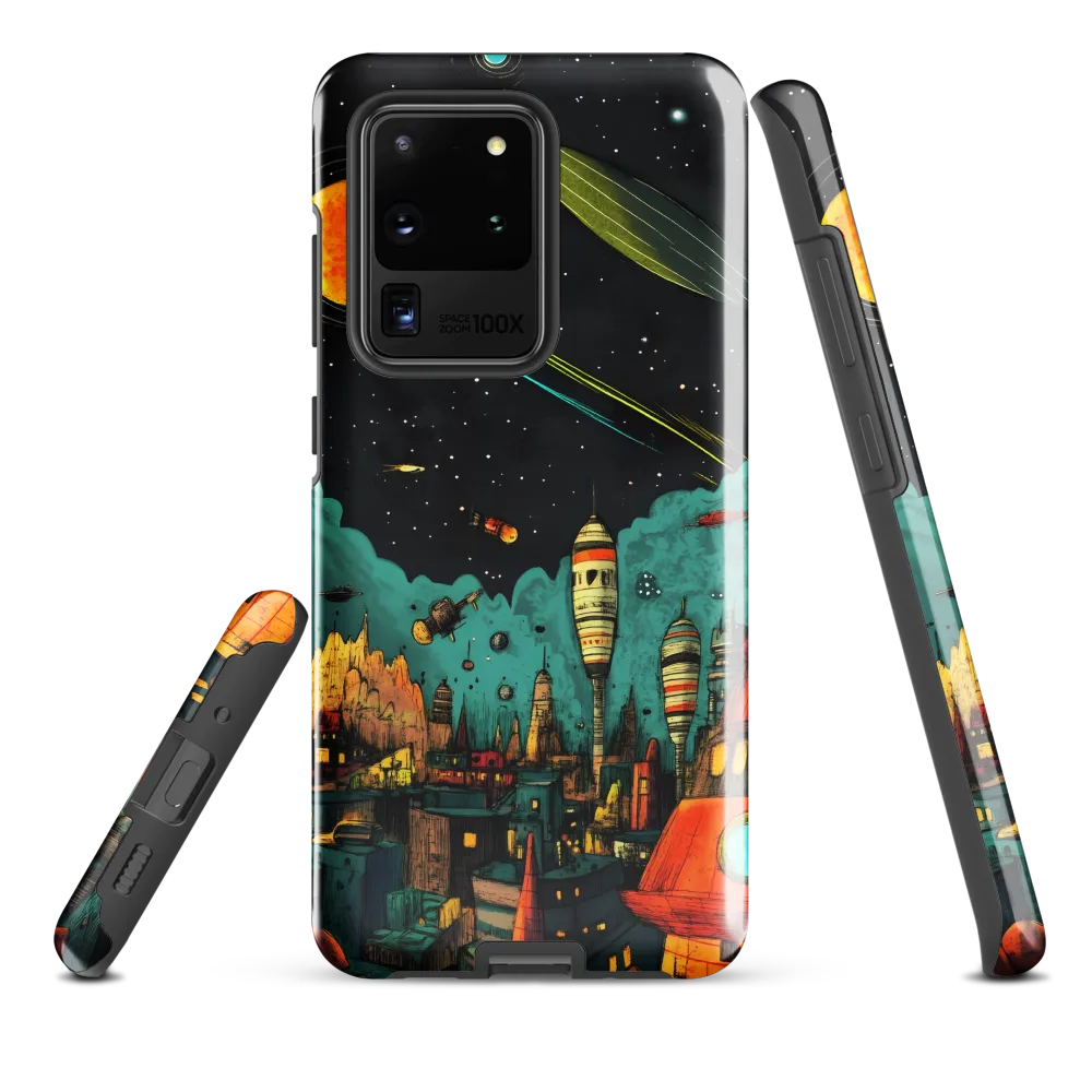 Galactic Cityscape: A Journey Through Imagination