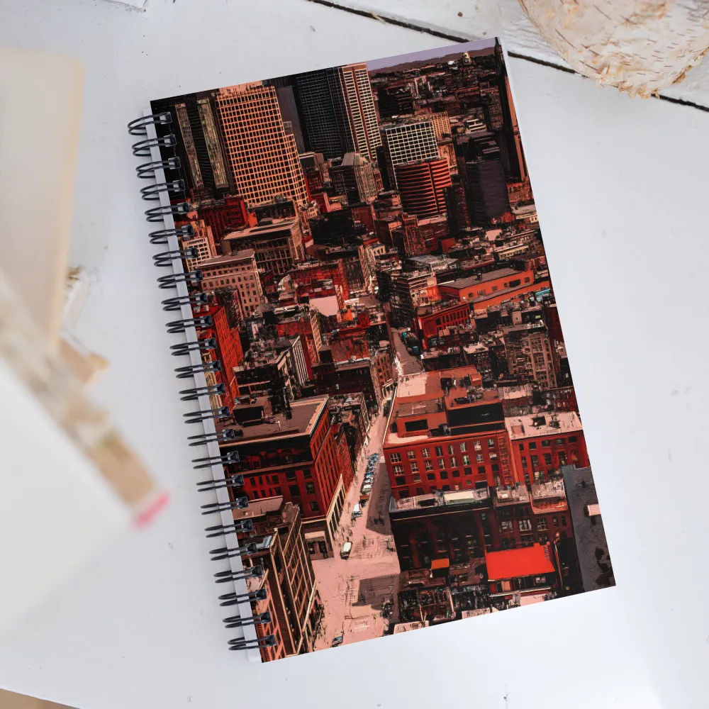 Urban Mosaic: Aerial Perspective | Spiral Notebook