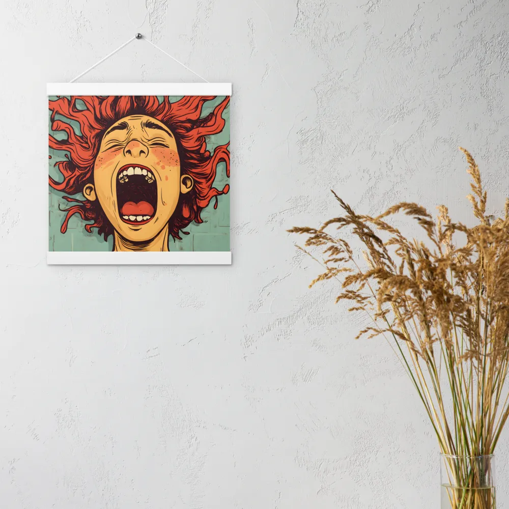 Fury Unleashed | Poster With White Wood Hanger | 12″×12″