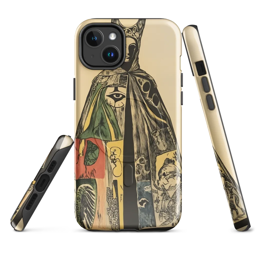 Mystical Cloak of Symbols | Phone Case |  14 Plus | MagSafe® Tough Case | Glossy